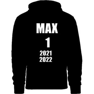 hoodie met grappige tekst - Max Verstappen - Red bull - Wereldkampioen - F1 - Formule 1 - 33 - 1 - trui met capuchon - kangoeroezak - maat S