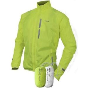 Wowow Wind Jacket Fluorgeel Met Reflectie Maat Xxl