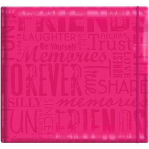MBI - Friends - Pink Gloss Post Bound Album 12""X12"" (848120)