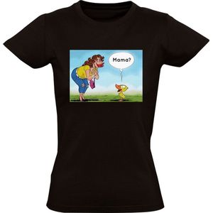 Duckface Dames T-shirt - eend - opgespoten lippen - mama - grappig