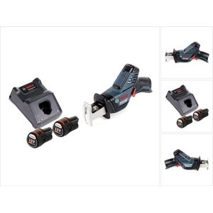 Bosch GSA 12V-14 accu reciprozaag 12 V + 2x accu 2.0 Ah + lader