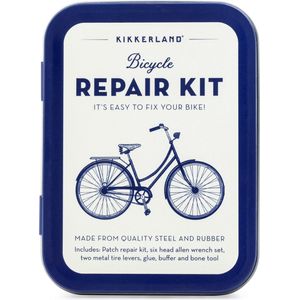 Kikkerland Reparatie set - 6-delig - Voor in je rugzak op de fiets - Goed voorbereid op weg