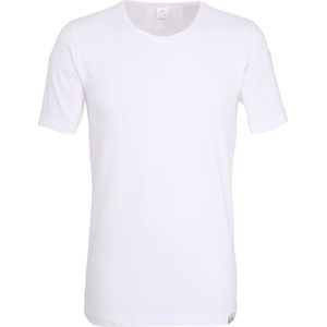 Gotzburg heren T-shirt slim fit O-hals 95/5 (1-pack) - heren ondershirt stretchkatoen - wit - Maat: XXL