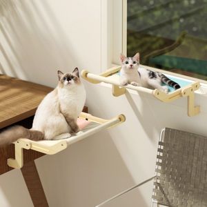 Kat Vensterhangmat - Kattenbed - Hangmat - Ontspannen - Handig - Makkelijk wasbaar - Stof