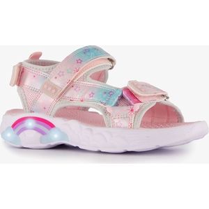 Blue Box meisjes sandalen met lichtjes pastel - Roze - Maat 28