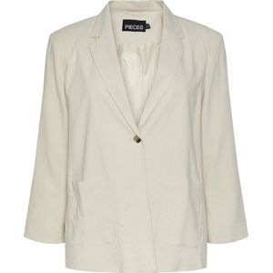 PIECES PCVINSTY LINEN BLAZER QX Dames Blazer - Maat 50