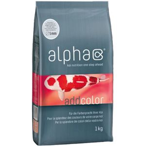 ALPHA COLOR - 4kg - 5mm - Koi Kleurvoer - Intensieve Kleuren - Gezonde Vissen - Koivoer