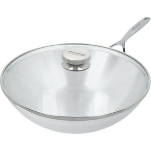 Demeyere Specialties wok 30cm + glazen deksel