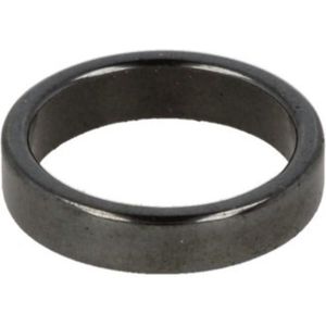 Hematiet edelsteen ring plat 5 mm - 18