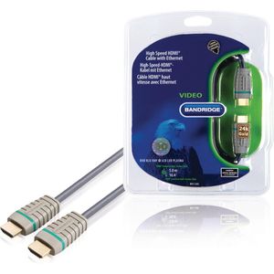 Bandridge HDMI kabel - versie 1.4 (4K 30Hz) / zwart - 5 meter