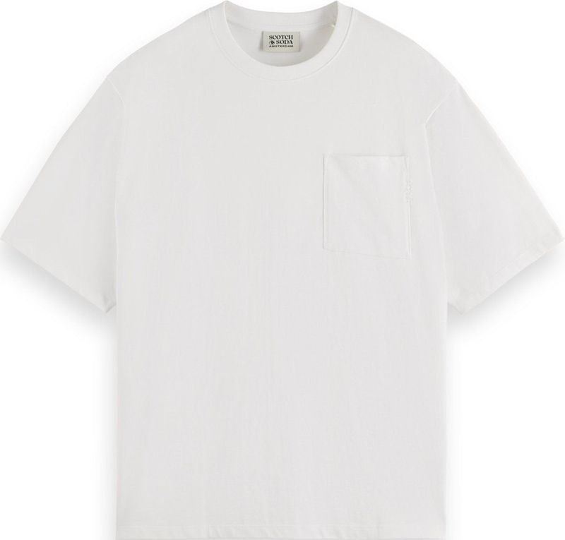 Scotch Soda Core - 3 Crosses Loose Fit Pocket t-Shirt Heren t-Shirt