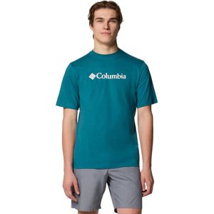 Columbia CSC Basic Logo SS Tee, Mannen, Groen, T-shirt, maat: M