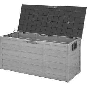 Opbergbox Tuinkussenbox 300 liter - Buitenopbergdozen - Waterdichte Tuinkist - Terrasmeubels - Tuingereedschap - Zwembadaccessoires Opbergbox Tuinkussenbox