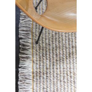 LIGNE PURE Primal – Vloerkleed – Tapijt – handgeweven – wol – eco – modern – Beige Geel - 60x120