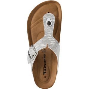 TAMARIS 1-27522-42 989 Slipper zilver maat 38