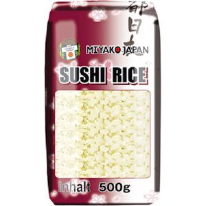 Miyako Sushi Rijst Rond Graan - 1 x 500 g zak