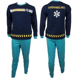 Fun2Wear Dierenambulance Pyjama Blauw maat 164