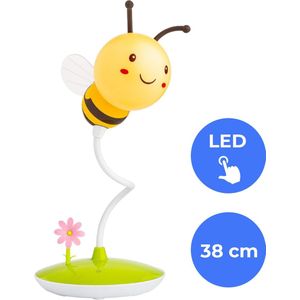 FONKEL® Lizzy LED Nachtlampje Kinderen Dimbaar 38 cm - Oplaadbaar Leeslampje Kinderkamer – Tafellamp Slaapkamer met Timer – Kinderlamp voor Jongen of Meisje - Kerstcadeau Kind