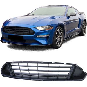 Ford Mustang Coupe Cabrio Facelift 2017 t/m 2022 Sport Grill Zwart Zonder Embleem