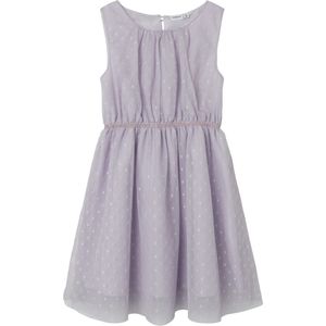 NAME IT NKFVABOS SPENCER NOOS Meisjes Jurk - Orchid PetalDetail:W. TONE IN TONE LUREX - Maat 104