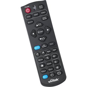 Afstandsbediening geschikt voor de VIVITEK DX283-STUA beamer, vervangt XX5040005400