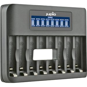 Jupio USB 8-slots Octo Battery Charger LCD JBC0130