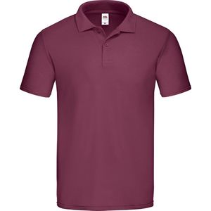 Fruit Of The Loom - Original Polo - Burgundy - Maat XXL