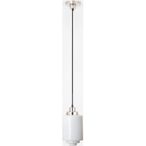 Art Deco Trade - Hanglamp aan snoer Getrapte Cilinder Medium 20's Nikkel