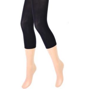 Dames panty/legging - capri - 80 denier - zwart - maat L/XL