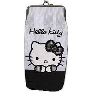 Hello Kitty Knipportemonne Zwart/zilver