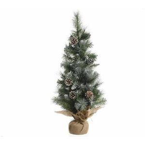 Everlands Mini Kerstboom frosted 75cm met deco