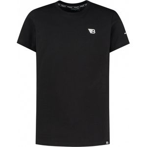 Ballin Amsterdam - Jongens Slim Fit Original T-shirt - Zwart - Maat 116
