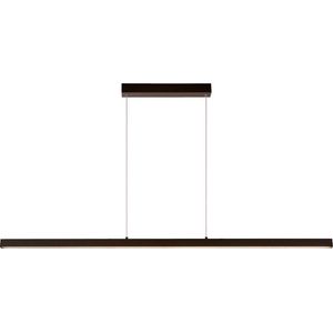 Hanglamp Kondora 120 Zwart - lengte 118,5cm - LED 30W 3300K 2700lm - IP20 - Dimbaar > lampen hang zwart | hanglamp zwart | hanglamp eetkamer zwart | hanglamp keuken zwart | led lamp zwart | sfeer lamp zwart | design lamp zwart | lamp modern zwart