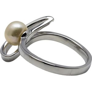 Ring - Zilver - parel - Verlinden juwelier