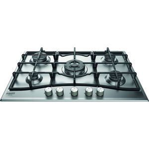 Hotpoint PCN 751 T/IX/HA kookplaat Roestvrijstaal Ingebouwd Gaskookplaat