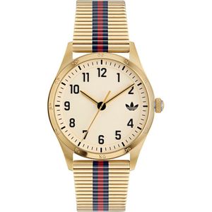 Adidas Originals Code Four AOSY23530 Horloge - Staal - Goudkleurig - Ø 42 mm