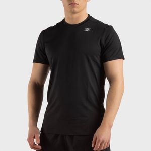 ZEUZ Sport T-Shirt Heren - Sportkleding Man - Fitnesskleding - Jongens Kleding voor Fitness, CrossFit & Gym - Zwart - Maat M