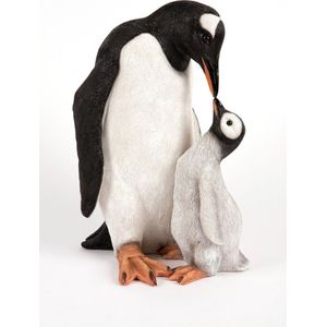 Pinguïn met baby - Hamac - Tuinbeeld