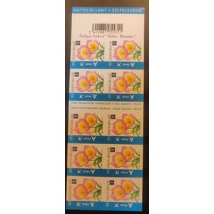 Bpost - 10 postzegels Europa Tarief 1 - tulipa bakeri