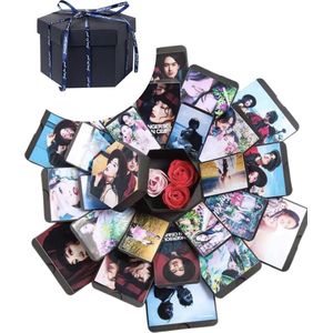 Explosion Box - Inclusief Videohandleiding - Explosie Foto Doos - foto doos - foto box - Gift Box -  liefdes cadeau - cadeau voor hem - cadeau voor haar - Cadeau voor man - Cadeau voor vrouw