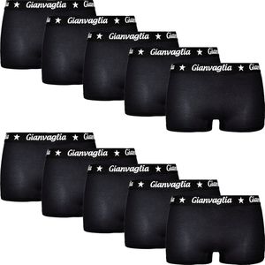Gianvaglia 10-pak dames shorts - Black - M - Zwart