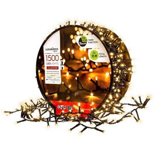 Kerstverlichting - Luxuriance Lights Cluster 1.500 ledlampjes | 35 meter | Kema Keur | met timer functie