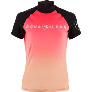 Aqua Lung Sport Rashguard - Dames - Zwart/Roze - S