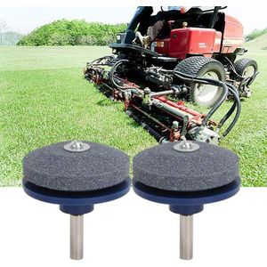 Lawn Mower Knife Sharpener - 2PCS, Grinding Power Drill Hand Drill Knife, Garden Tools Sharpening