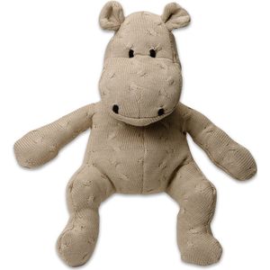 Baby's Only Knuffel nijlpaard Cable - Knuffeldier - Baby knuffel - Beige - 35 cm - Baby cadeau