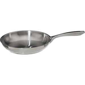 Secret de Gourmet - Koekenpan - Alle kookplaten/warmtebronnen geschikt - zilver - Dia 28 cm