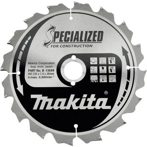 Makita Cirkelzaagblad voor Hout | Specialized | Ø 235mm Asgat 30mm 16T - B-13699