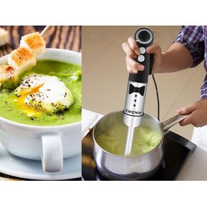 Beper BP.601 - Power Blender - Roestvrij staal - Zilver - Power Blender - Roestvrij staal - Zilver - Keuken Blender - High-Speed Blender - Smoothie Blender - Professionele Blender - 2000W