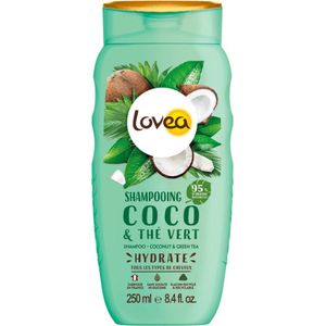 Lovea Kokos en Groene Thee Shampoo 250 ml