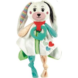 Baby Clementoni Sweet Bunny - Baby Knuffel Konijn - Extra zacht - 7cm